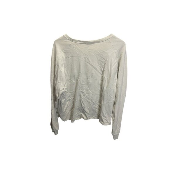Judith March M Ivory Pink Pizza Lover Cropped Oversized Sequin Sweatshirt - Picture 3 of 5